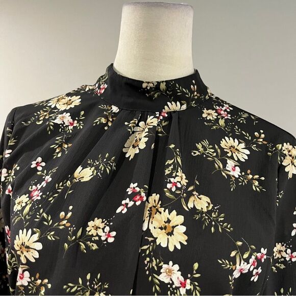 Promesa long sleeve floral mini dress size small - Picture 2 of 14